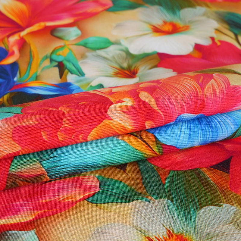 Vải in phản ứng Rayon thân thiện với môi trường